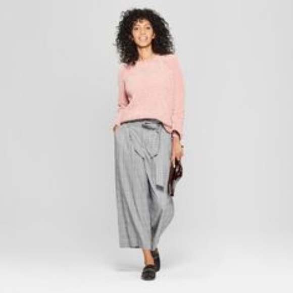 a new day Sweaters - NEW Blush Raglan Chenille Pullover Sweater NWT H4